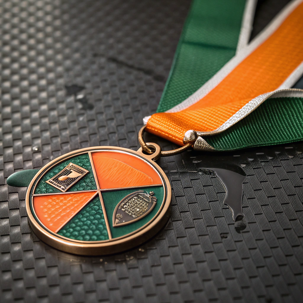 Race medal detail