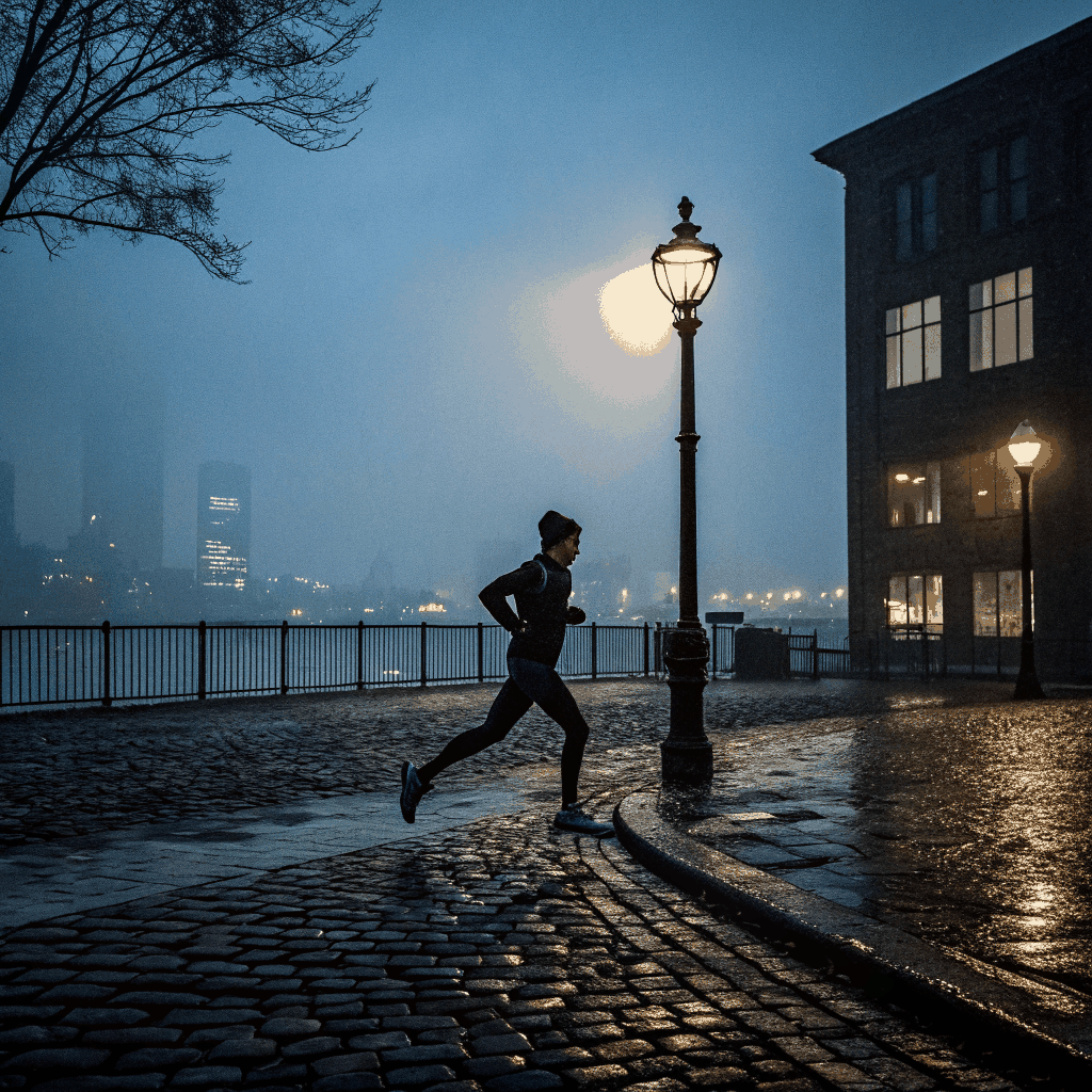 Run Crew member in mid-sprint